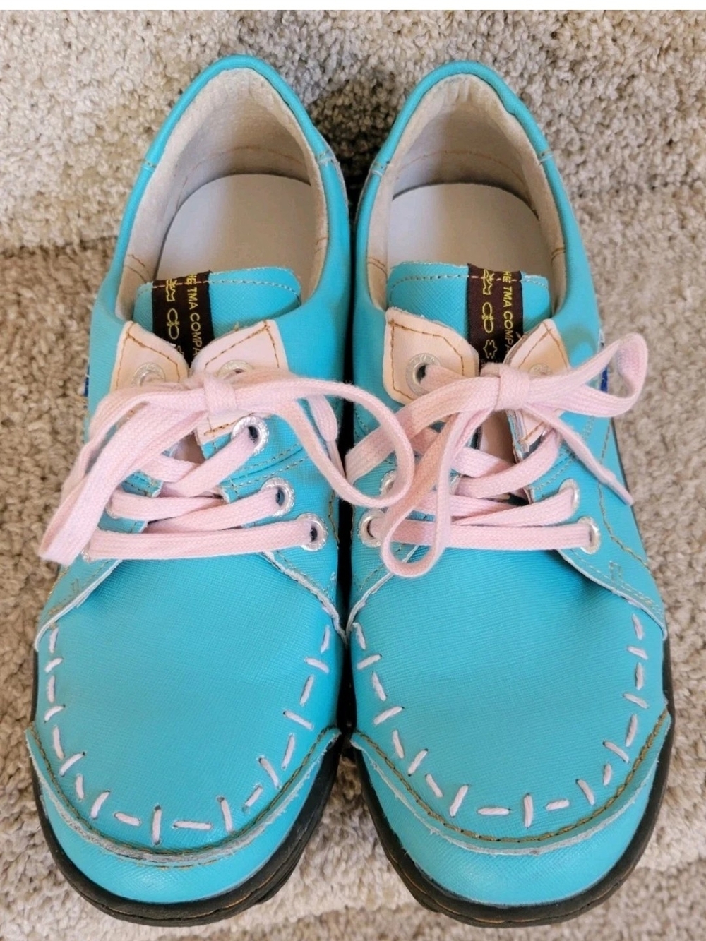 Authentic TMA EYES "Teal Trekkers"  Wide Fit Shoes– Size 42 (EU) Womens 10.5